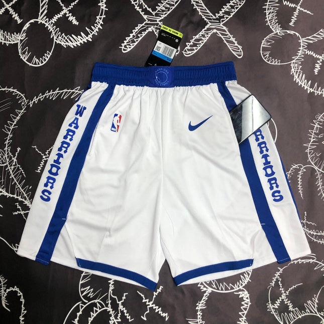 Pantaloncini NBA Bianchi Golden State Warriors 2020/21