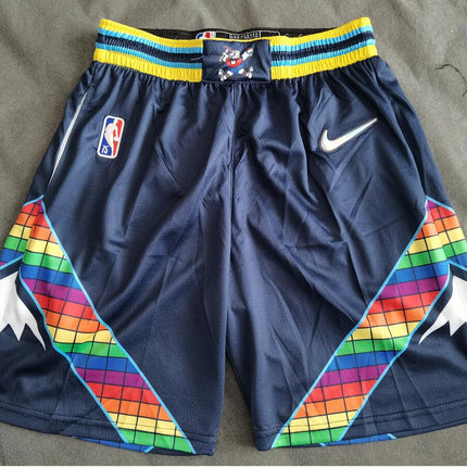 Pantaloncini NBA  Denver Nuggets Multicolor City Edition 2021/22