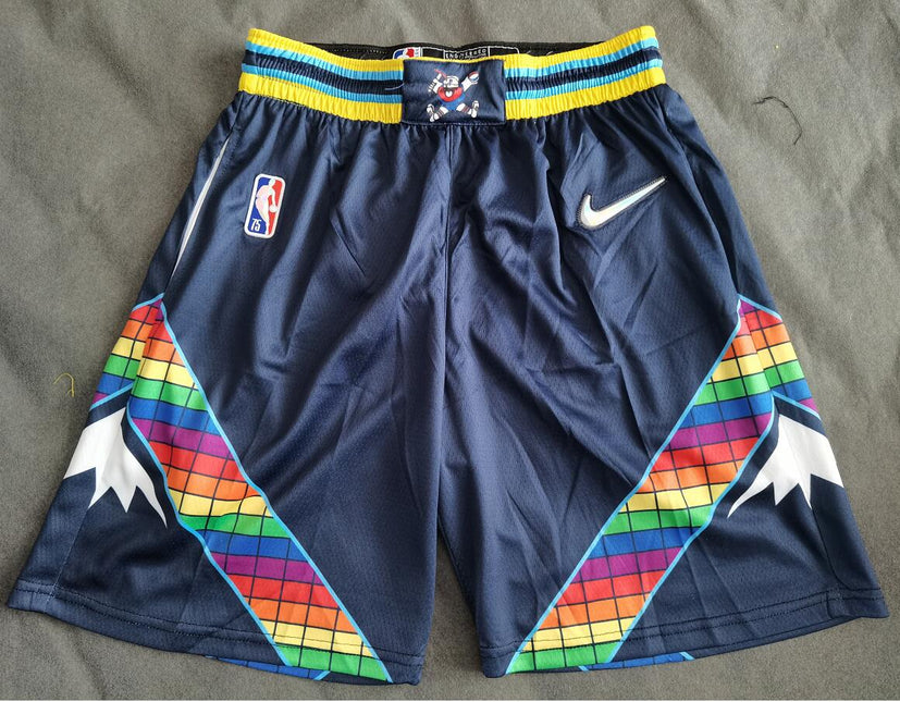 Pantaloncini NBA  Denver Nuggets Multicolor City Edition 2021/22