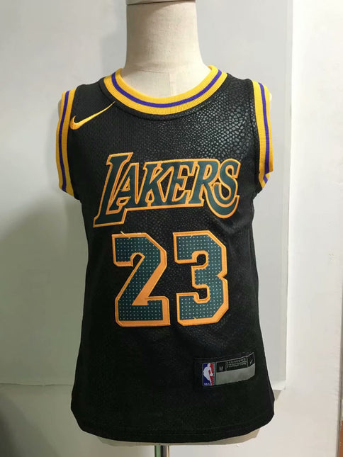 Maglia Nera NBA Bambino Los Angeles Lakers