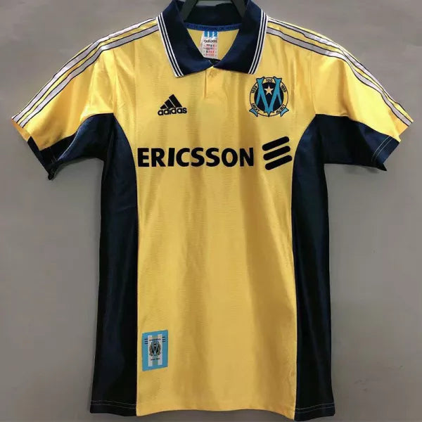 Maglia Marsiglia Retro Trasferta Gialla 1998/99