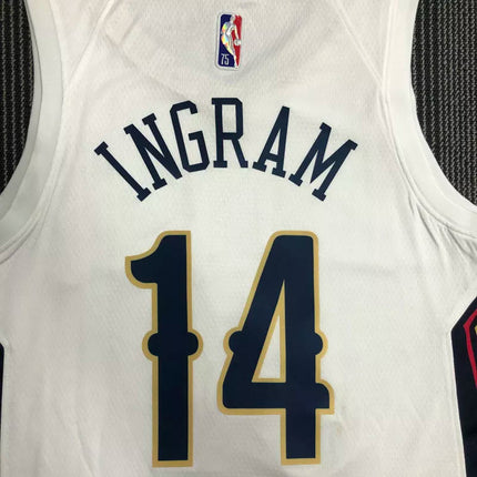 Maglia NBA New Orleans Pelicans Bianca 2021/22