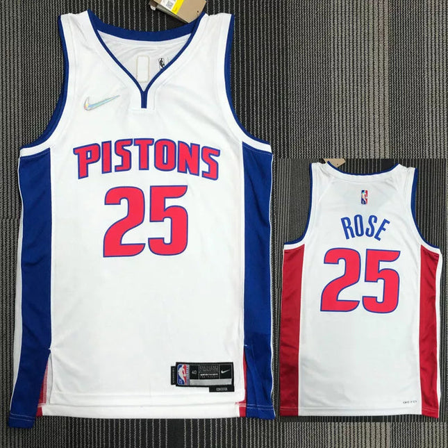 Maglia NBA Detroit Pistons City Edition Bianca 2021/22