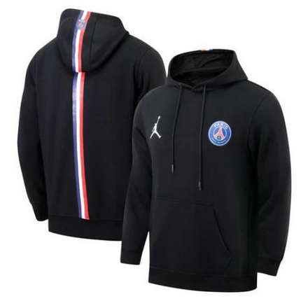 FELPA CON CAPPUCCIO PSG X JORDAN NERA