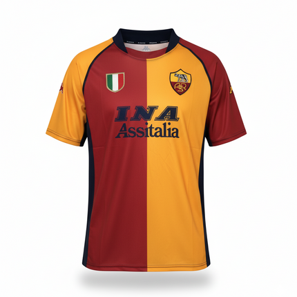 MAGLIA RETRO ROMA HOME 2001/02