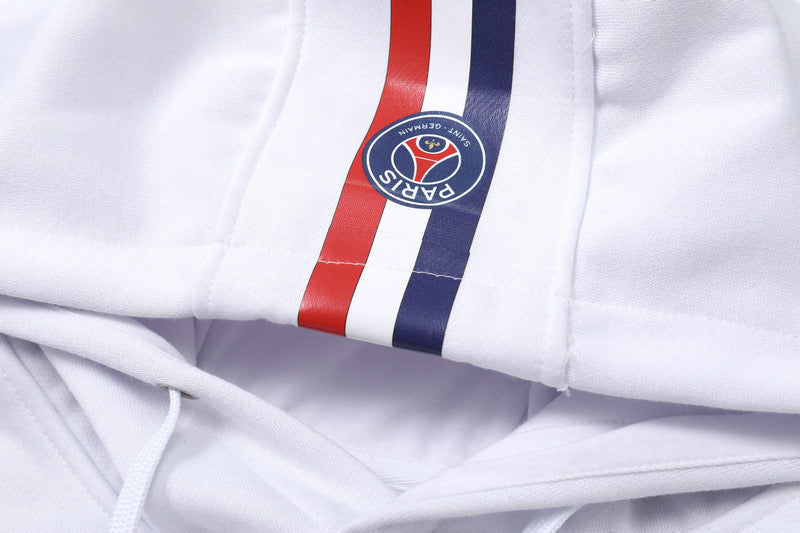 Felpa con cappuccio PSG x Jordan Bianca