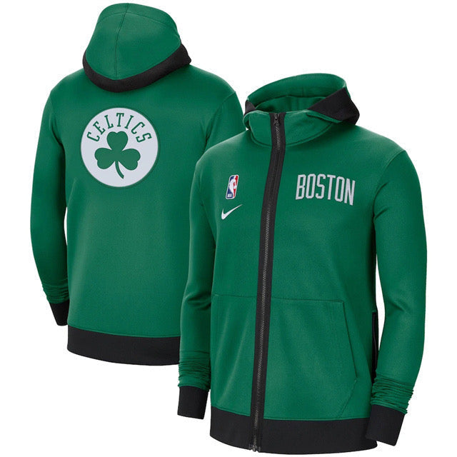 Giacca a Zip Con Cappuccio NBA Boston Celtics