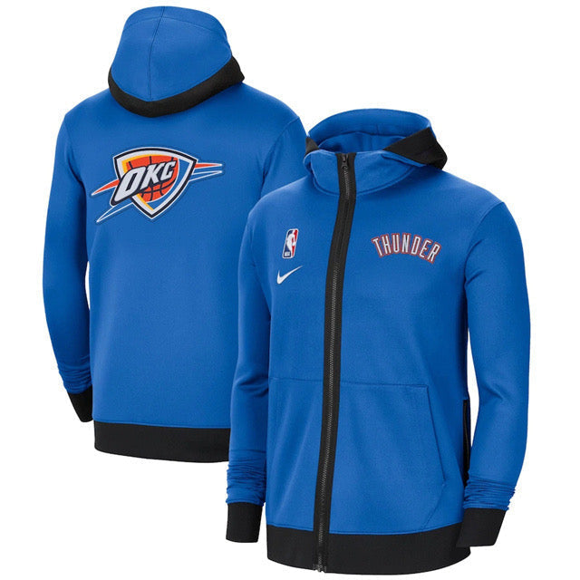 Giacca a Zip Con Cappuccio NBA Oklahoma City Thunder