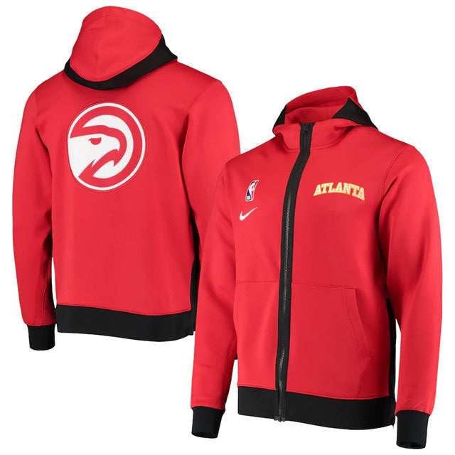 Giacca a Zip Con Cappuccio NBA Atlanta Hawks