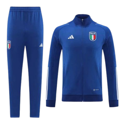 KIT GIACCA A ZIP + TUTA 2022/23 ITALIA BLU