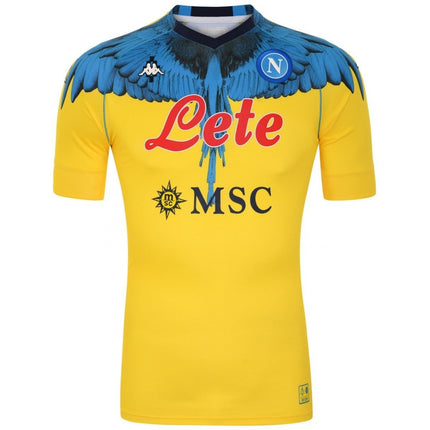 Maglia Retro Napoli x Marcelo Burlon Gialla 2020/21