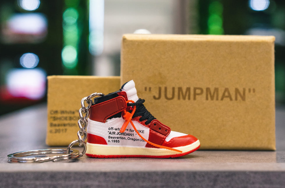 Portachiavi Jordan 1 Off White Chicago