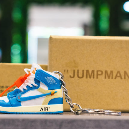 Portachiavi Jordan 1 Off White UNC