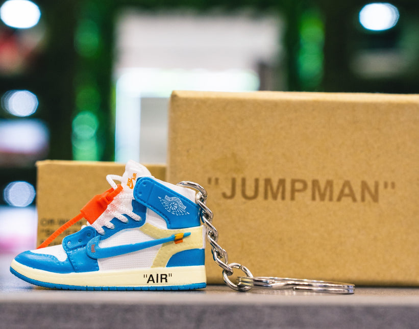 Portachiavi Jordan 1 Off White UNC