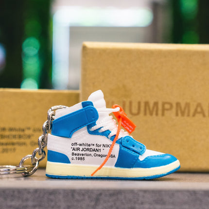 Portachiavi Jordan 1 Off White UNC