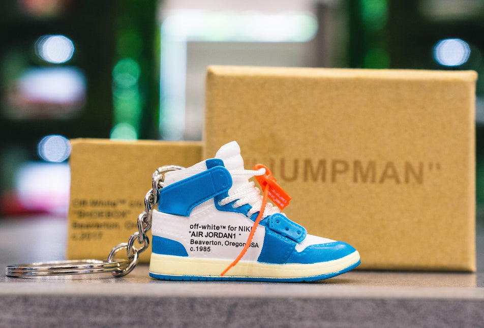 Portachiavi Jordan 1 Off White UNC