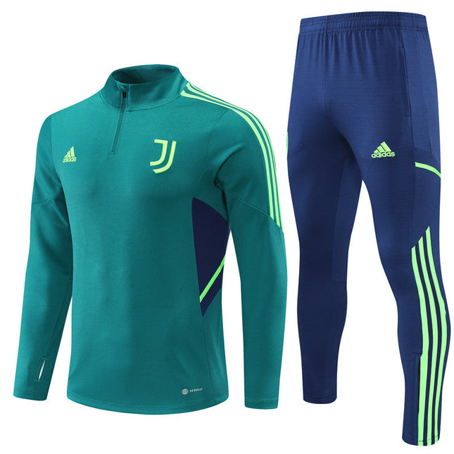 Kit Giacca Verde  + Tuta Juventus 2022/23( con Taglia Bambino)
