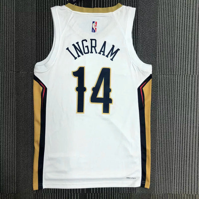 Maglia NBA New Orleans Pelicans Bianca 2021/22
