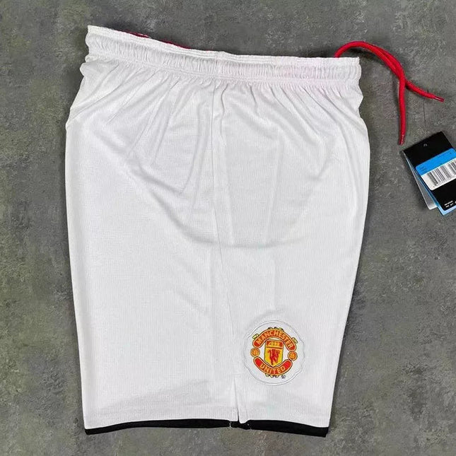 Pantaloncini Retro Manchester United Bianchi 2007/08