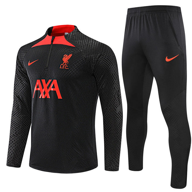 Kit Giacca Nera  + Tuta Liverpool  2022/23 (con Taglia Bambino)