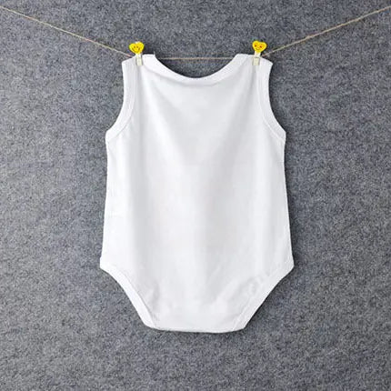 Jordan White Baby Bodysuit
