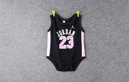 Jordan Black Baby Bodysuit