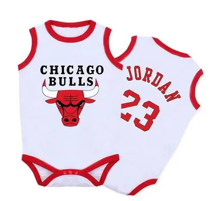 Baby NBA White Chicago Bulls Bodysuit