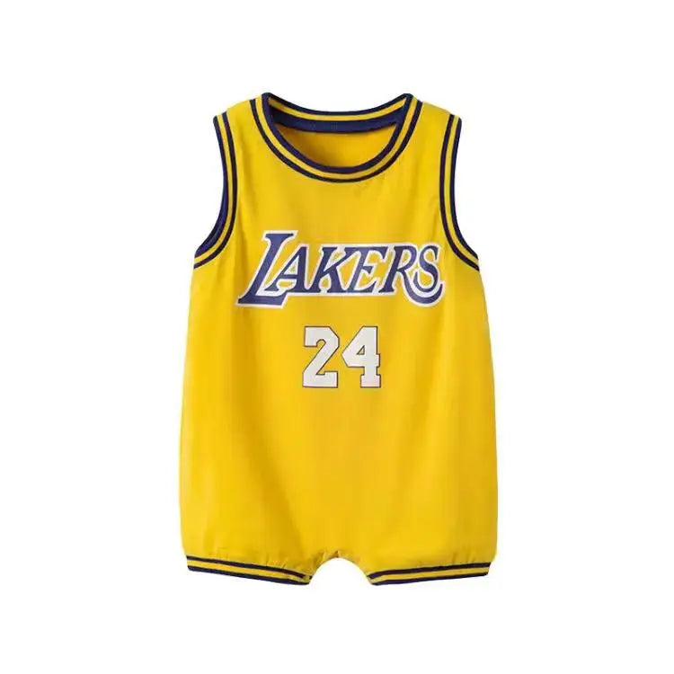 Infant NBA Yellow Los Angeles Lakers Bodysuit