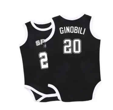 NBA Black Baby Bodysuit San Antonio Spurs
