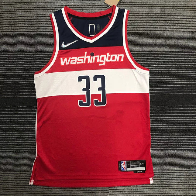 Maglia NBA Washington Wizards City Edition Rossa 2021/22