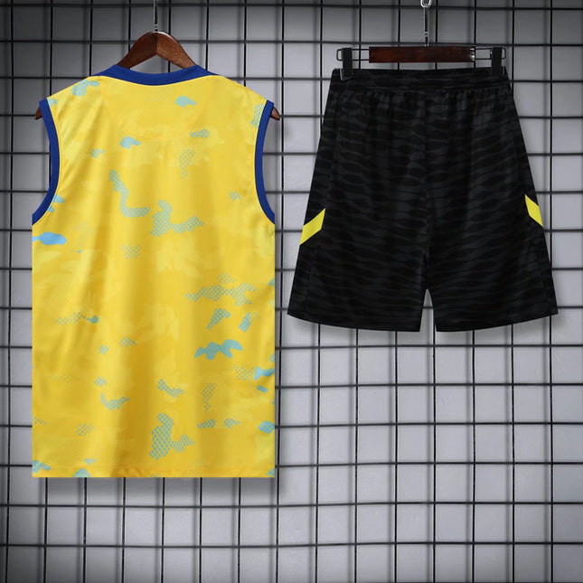 Kit Maglia Gialla + Pantaloncini Chelsea 2022/23