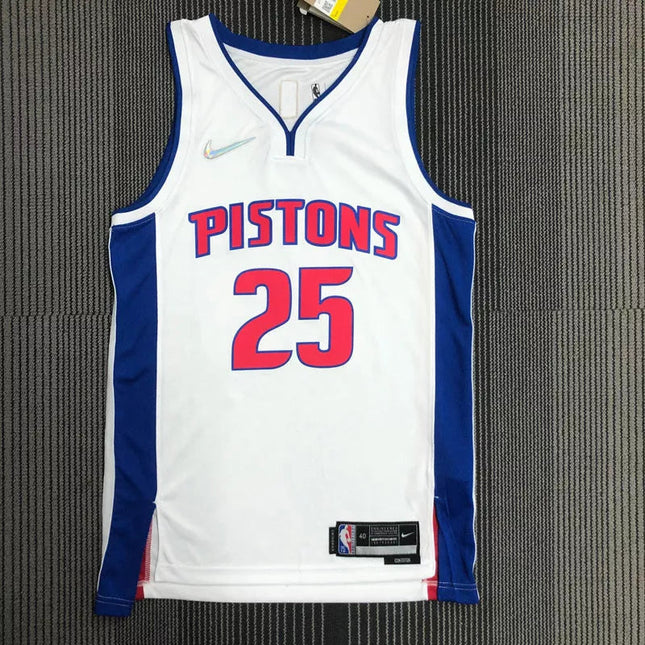 Maglia NBA Detroit Pistons City Edition Bianca 2021/22