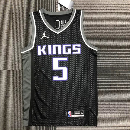 Maglia NBA Sacramento Kings Nera 2021/22
