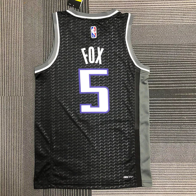 Maglia NBA Sacramento Kings Nera 2021/22