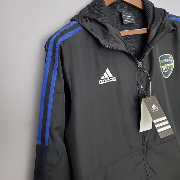 Giacca a Vento Arsenal Nera e Blu 2022/23