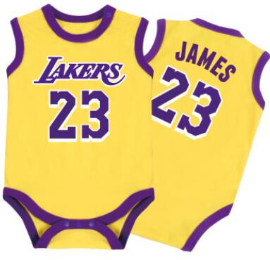 Body Bimbo NBA Gialla Los Angeles Lakers