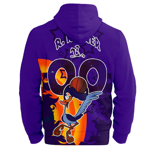 Felpa Con Cappuccio NBA Los Angeles Lakers x Tune Squad Viola