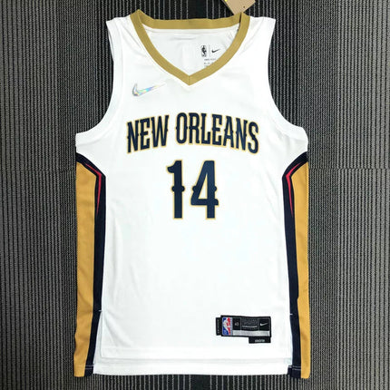 Maglia NBA New Orleans Pelicans Bianca 2021/22