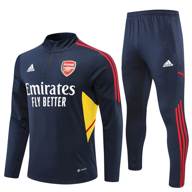 Kit Giacca Verde + Tuta Arsenal 2022/23 (con Taglia Bambino)