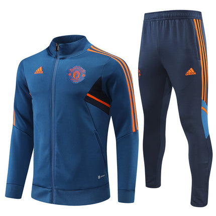 Kit Giacca Blu + Tuta Manchester United  2022/23 (con Taglia Bambino)