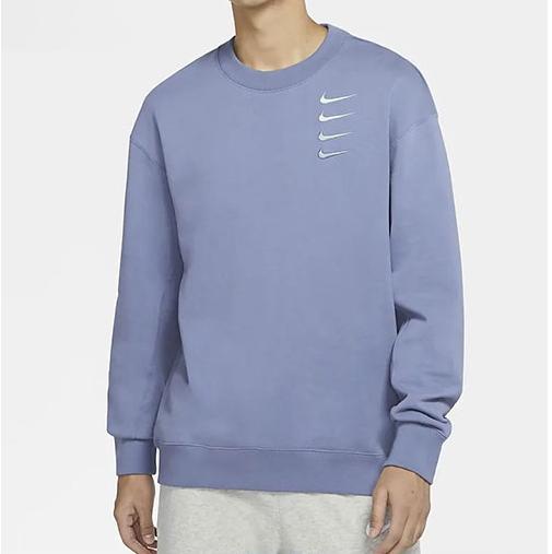 Felpa Nike Swoosh Azzurra REPLICA