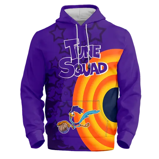 NBA Los Angeles Lakers x Tune Squad Purple Hoodie