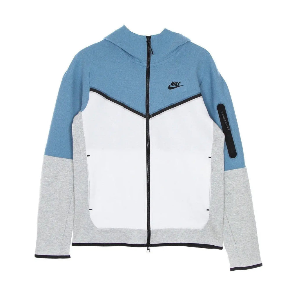 Nike Tech Hoodie Light Blue and White REPLICA 2021/22