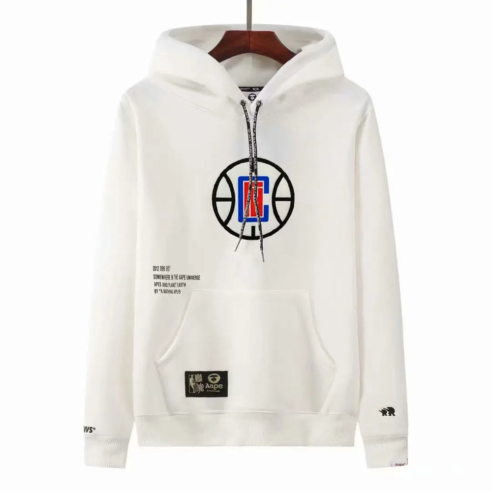 White NBA LAClippers Hoodie 2021/22