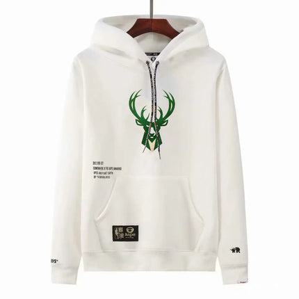 NBA White Milwaukee Bucks Sweatshirt 2021/22