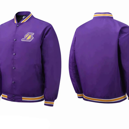 Los Angeles Lakers Purple Button-Up Jacket 2021/22