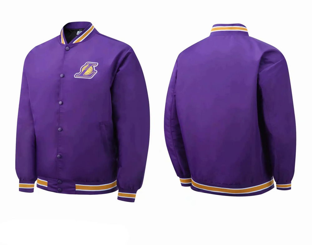 Los Angeles Lakers Purple Button-Up Jacket 2021/22