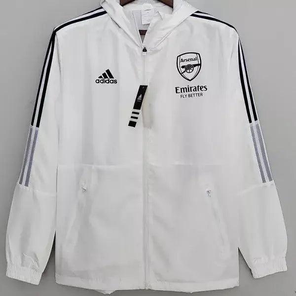 Arsenal White Windbreaker 2022/23