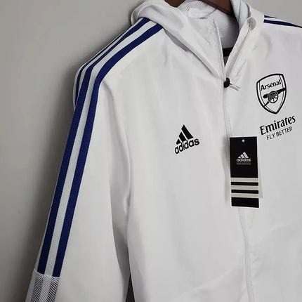 Arsenal White Windbreaker 2022/23