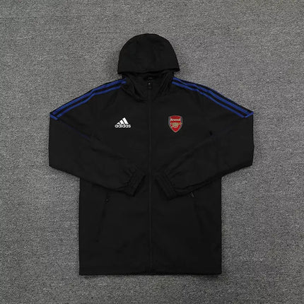 Arsenal Black Windbreaker 2022/23